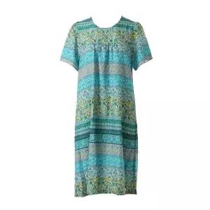 [와코루](대전신세계)섬세한 패턴이 고급스러운 수입 레이온 여자 가운 원피스 [WGN883W]