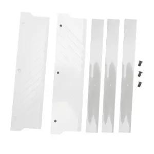 GOWENIC DDR5 방열판 메모리 모듈 컴퓨터 수냉식 시스템용 방열 스티커가 부착된 알루미늄 합금 RAM 쿨러