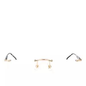 골드-골드-투명 아시안 핏 옵티컬 메탈 프레임 안경테 MB0411O 001 55