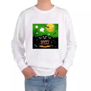 [RIZPICK]맨투맨 오트밀색상 전사이즈 해골 할로윈 드라큘라