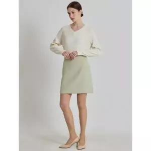 [하프클럽/]울 트위드 미니 스커트 (택가격198000원)