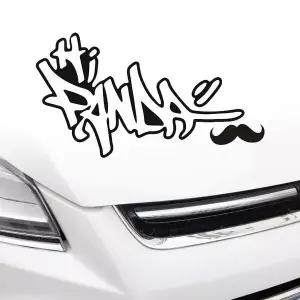 [RIZPICK]초보운전 차량스티커 수염레터링 차량용수염데 초보운전스티커