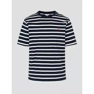 매장정품 BEANPOLE 빈폴 26SS [BC6242C30R] 싱글 스트라이프 반소매 티셔츠 - 네이비 1416188