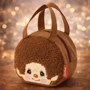 몬치치 스웨이드 토트백 미니 손잡이 캐릭터 가방 입체백