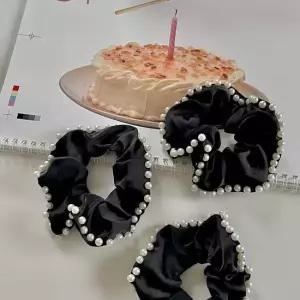 헤어밴드 헤어곱창 곱창 공단 진주 머리끈 고무줄 헤어곱창