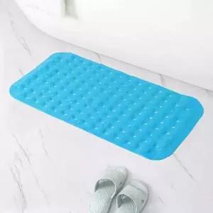 미끄럼방지 욕실 깔판 바닥매트 타일흡착 34x64cm 블루