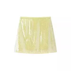 여자 스커트 미니 봄 좁은 A라인 데일리 스팽글 허리 스트리트 스포M1