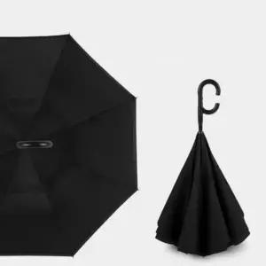 거꾸로 반자동 장우산 반전 손잡이 차량용 우산 자외선 차단 암막 기능 젖지 않는 우산