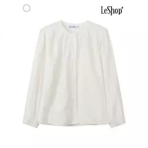 르샵 라운드 버튼 프런트 펀칭 블라우스 BQ2BL025A 466231