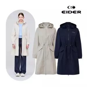 아이더 택가 259,000원시티코어 여성 간절기 루즈핏 롱 코트 자켓 DWP25152 465886