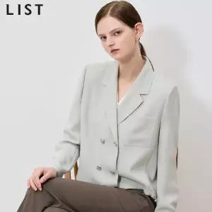 [리스트] 고급스러운 스트링 더블 크롭 재킷