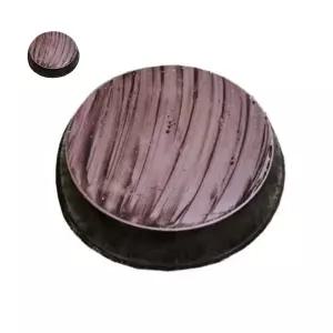 국산 중형 숨쉬는 옹기 항아리 뚜껑 장독 24 6호