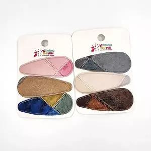 가죽 빅사이즈 똑딱핀 3종세트