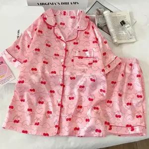 여름 사랑의 잠옷세트 쿨링 반팔 커플 세트 얇은 MN 파자마 실내복 인기2