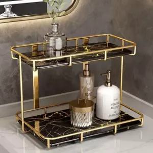 화장품 수납선반 미니 정리함 욕실 인테리어 세면대 트레이 보관 모듈형 향수랙 거치