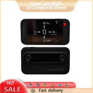 Kandao QooCam EGO 3D 카메라 - Type-C VR/VR 헤드셋 AR 안경 6축 안정화 뷰어 65인치 스테레오
