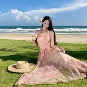 픽토 여자 원피스 로맨틱 바캉스 꽃차 여름미니스커트 센슈얼 플로럴 리치 젠2