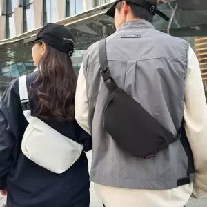 무지 심플 컬러 데일리 가방 남녀공용 커플 크로스백 스트랩크로스백 30대크로스백