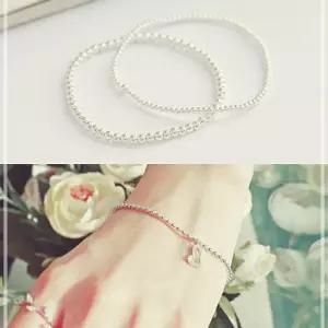 볼 팔찌 포인트 베이직 하트 체인 실버 은 G547 ZW02E981