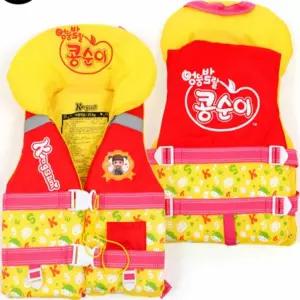 캐릭터 부력보조복 35kg 키즈구명조끼 아동구명조끼 구명동의