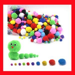 칼라 빤짝이 펄 솜 송이 뿅뿅이 퐁퐁이 방울 뽕뽕이 칼라뿅뿅이 공예 공작도구 미술 폼폼이 만들기 재료 DIY