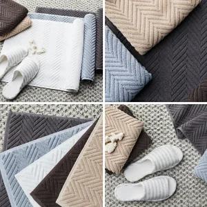 헤링본 순면 욕실 발매트 발수건 주방 욕실 매트