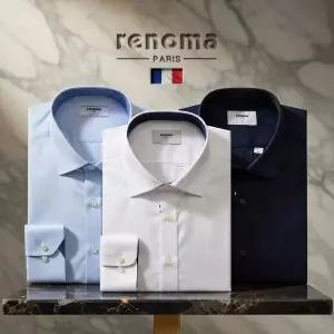 [레노마](강남점) 셔츠 긴소매 스판 링클프리 남성 정장 비즈니스 케주얼 셔츠 남방