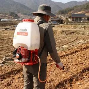 2행정 고압 엔진분무기 농약 살포기 농업용 고출력 동력 배낭형