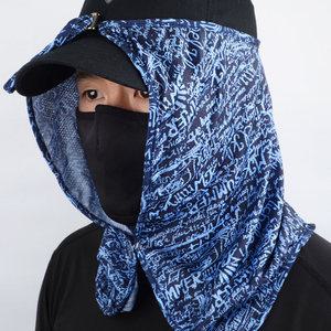 쿨링 메쉬 얼굴 햇빛가리개 등산 낚시 골프 UV 자외선차단 쿨 스카프 간편한 모자 탈부착형 페이스 선가드