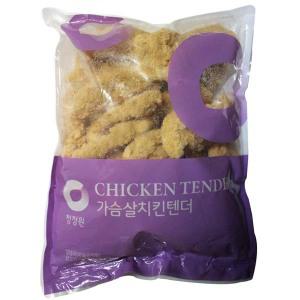청정원 가슴살 치킨텐더 1kg/아이스박스+아이스팩