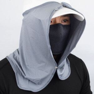 국산 쿨링 얼굴햇빛가리개 자외선차단 등산 골프 낚시 여름용 캡 썬가드 모자 부착형 냉감 쿨스카프