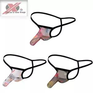 맨즈온탑 남성속옷 분리형 망사 코끼리 남자섹시 티팬티