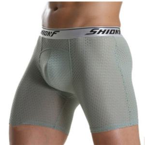 남자 롱 드로즈 매쉬 무봉재 면 쿨 에어 아이스실크 팬티  kst0070