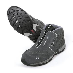 K2 비계 안전화 K2-26 통풍 지퍼 그레이 발편한
