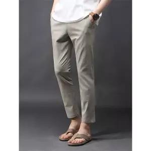 [후앙스]베이직 린넨 스판 밴딩팬츠 FICP8083_P305001207