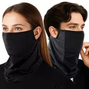 귀걸이형 메쉬 자외선차단 쿨 마스크 남성 여성 얼굴 햇빛가리개 여름용 넥워머 운동 골프 등산 멀티스카프