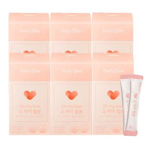 오마이 철분 30포 x 6개 비헴철 철분 엽산 비타민B 함유