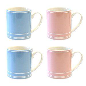 [베스트데코]캔디 머그컵 4P세트 예쁜컵 도자기 컵세트 이사선물