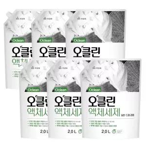 [무궁화] 오클린 액체세제 2L(리필) x 6개
