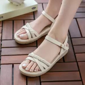 [분홍코끼리] (쫀득몰드창) 디저트 벨크로 쿠션샌들(2.5cm)