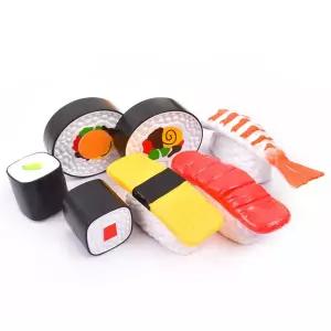 S 김밥롤 썰기세트 228-020 싹뚝썰기 과일모형 야채모형 소꿉놀이 주방놀이 자르기 소품