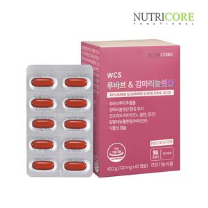 뉴트리코어 루바브&감마리놀렌산 WCS 여성 갱년기 1박스(1개월분)