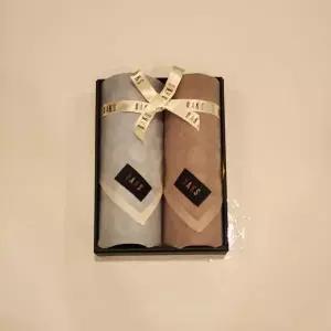 [대구백화점] [닥스]남녀2매 콩섬유 손수건 세트(DW03번)