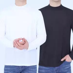 여름 쿨티 아이스 쿨링 긴팔 쿨맥스 반목티 골프 이너웨어 등산복 상의 노가다 작업복 냉장고 베이스레이어 얇은 빅사이즈