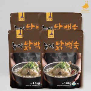 당신덕 능이 닭백숙 능이버섯 오리뼈 육수 냉동제품 1.6kg 4팩