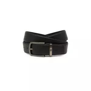 [롯데백화점]닥스 액세서리 블랙 가죽 버클 DD로고 벨트 DBBE0E045BK