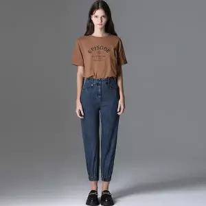 [하프클럽/]백 밴딩 데님 조거 팬츠 (택가격178000원)