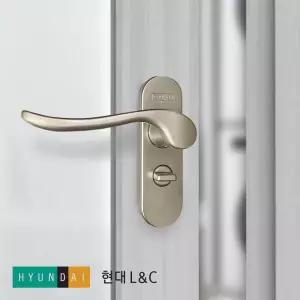 한화 현대 L&C 다용도실 현관 중문 손잡이 세탁실 문고리 터닝도어 핸들 H-151
