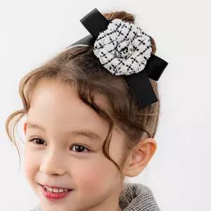 캐린 코사지 스크런치 유아헤어끈