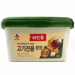 CJ 해찬들 고기전용 쌈장 1kg 낱개 1통